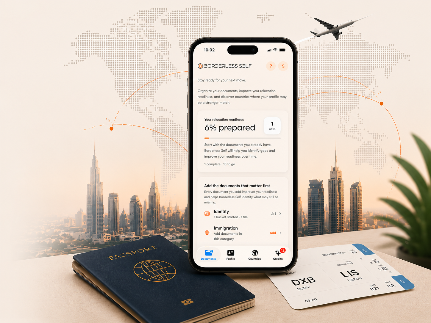 Borderless Self app preview
